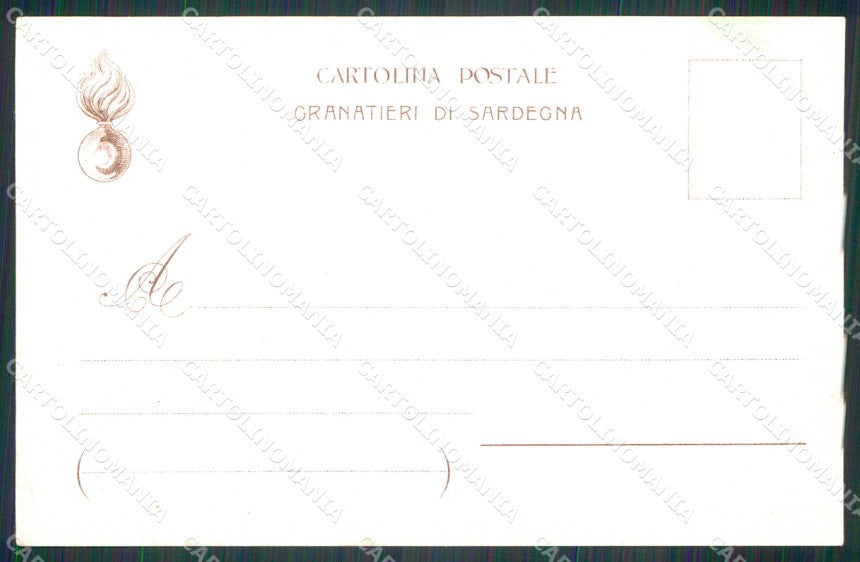 Militari Reggimentali Museo Storico Granatieri di Sardegna Rinaldi cp KF4382 – retro
