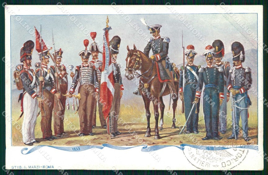 Militari Reggimentali Museo Storico Granatieri di Sardegna Rinaldi cp KF4384 – fronte