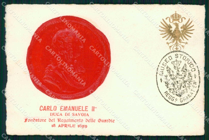 Militari Reggimentali Museo Storico Granatieri Sardegna Savoia cartolina KF4390 – fronte
