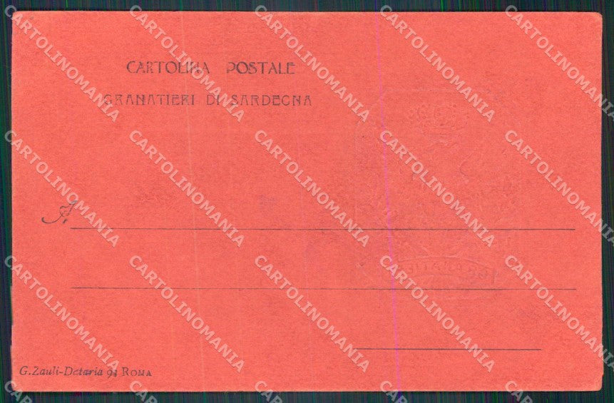 Militari Reggimentali Museo Storico Granatieri di Sardegna cartolina KF4398 – retro