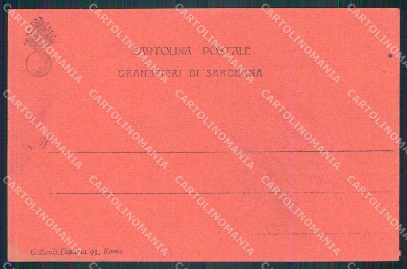 Militari Reggimentali Museo Storico Granatieri di Sardegna cartolina KF4400 – retro