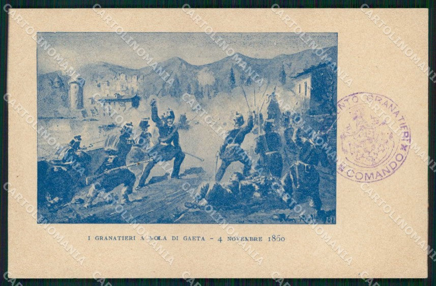 Militari Reggimentali Museo Granatieri Sardegna Mola Gaeta cartolina KF4408 – fronte
