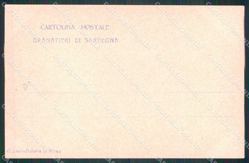 Militari Reggimentali Museo Granatieri Sardegna Mola Gaeta cartolina KF4408 – retro