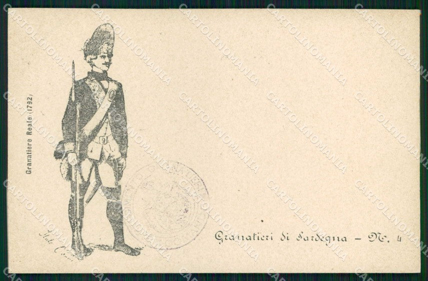 Militari Reggimentali 2° Reggimento Granatieri di Sardegna cartolina KF4415 – fronte