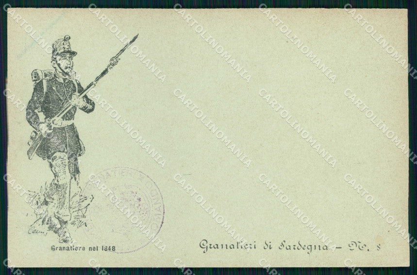 Militari Reggimentali 2° Reggimento Granatieri di Sardegna cartolina KF4418 – fronte