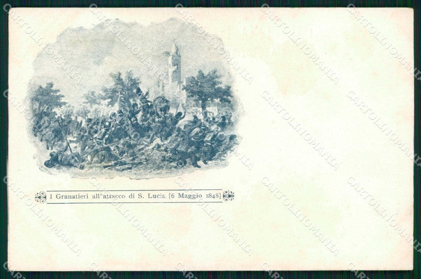 Militari Reggimentali Granatieri di Sardegna Santa Lucia cartolina KF4424 – fronte