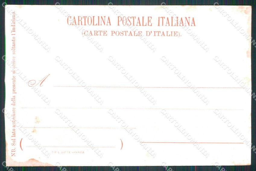 Militari Reggimentali Granatieri di Sardegna TRECCE UMIDO cartolina KF4426 – retro
