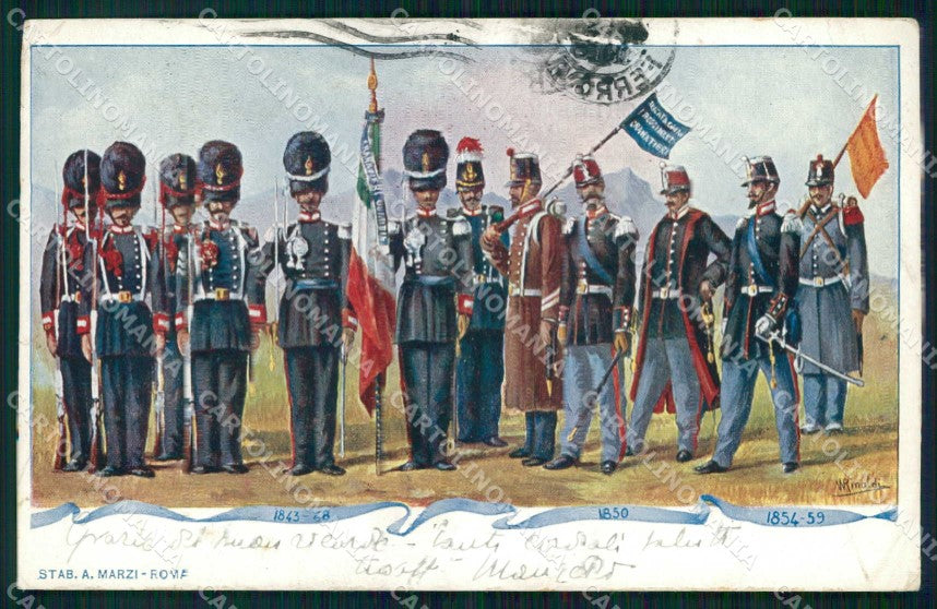 Militari Reggimentali Granatieri di Sardegna cartolina KF4428 – fronte