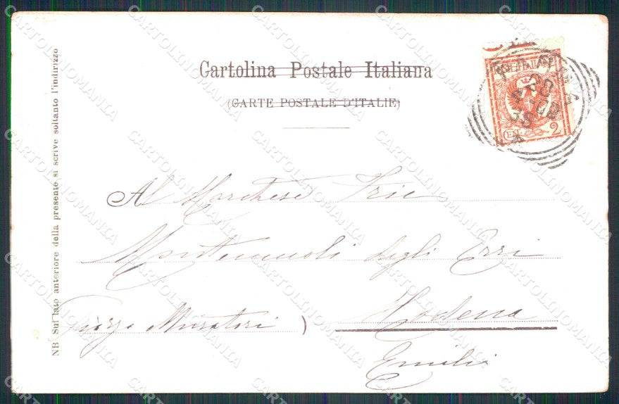 Militari Reggimentali Granatieri Sardegna Mola Gaeta PIEGHINE cartolina KF4430 – retro