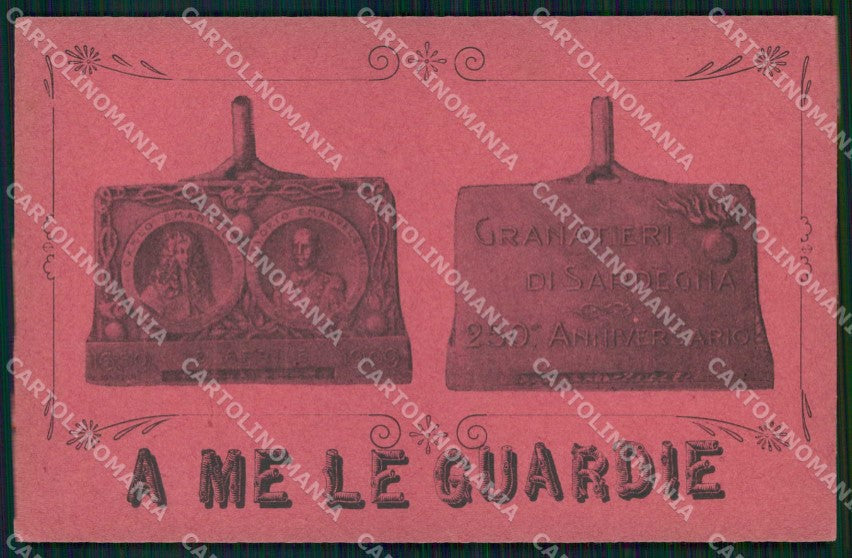 Militari Reggimentali Granatieri di Sardegna 11/68 cartolina KF4435 – fronte