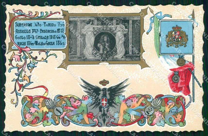 Militari 1° 2° Reggimento Brigata Granatieri di Sardegna cartolina KF4440 – fronte