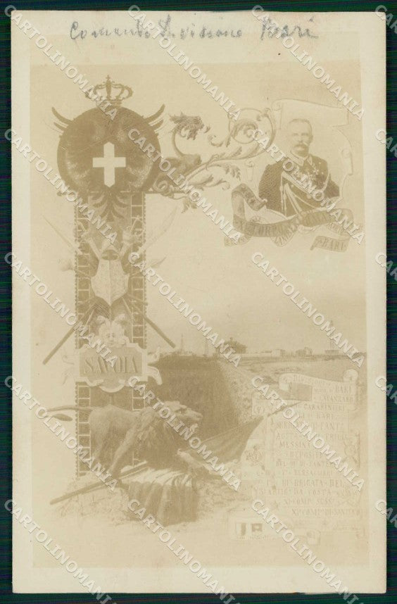 Militari XI° Corpo Armata Bari e Catanzaro foto cartolina KF4458 – fronte