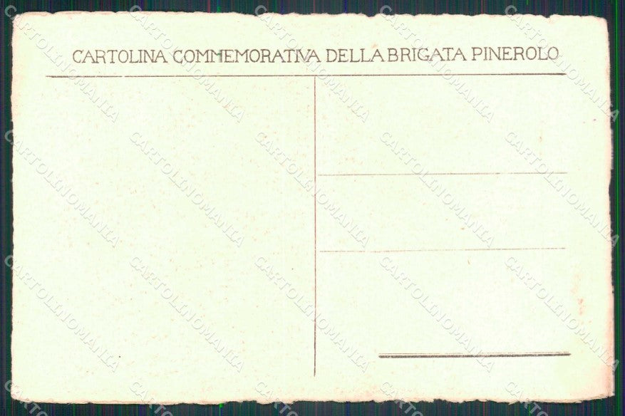 Militari Reggimentali Brigata Pinerolo cartolina KF4469 – retro