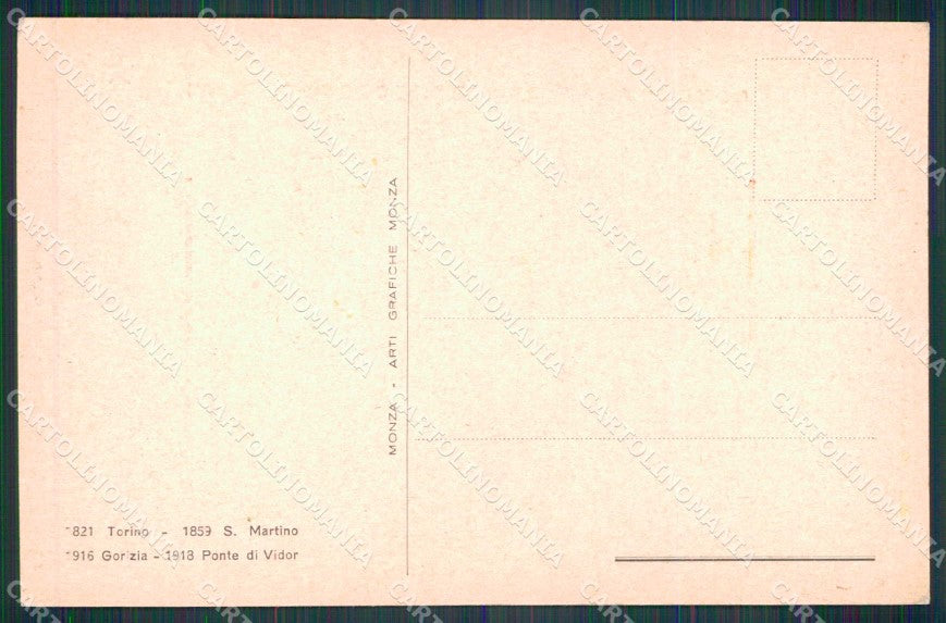 Militari Reggimentali 8° Regg. Fanteria Brigata Cuneo Tricolore cartolina KF4504 – retro