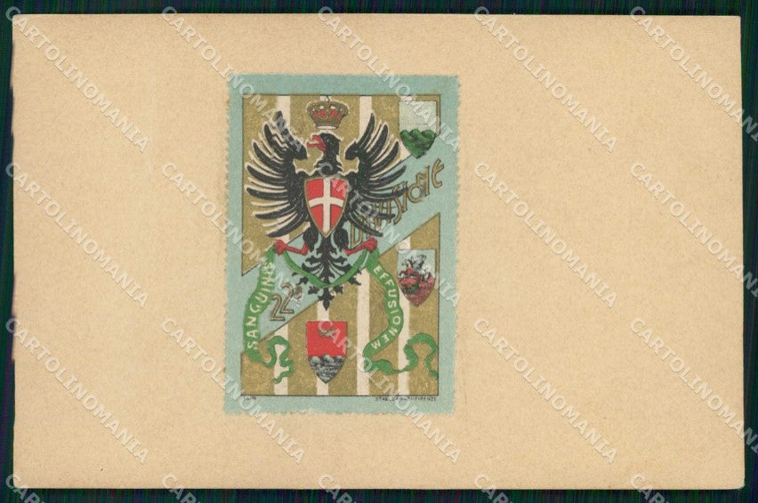 Militari Reggimentali 22° Divisione Fanteria Catanzaro PIEGHINA cartolina KF4537 – fronte