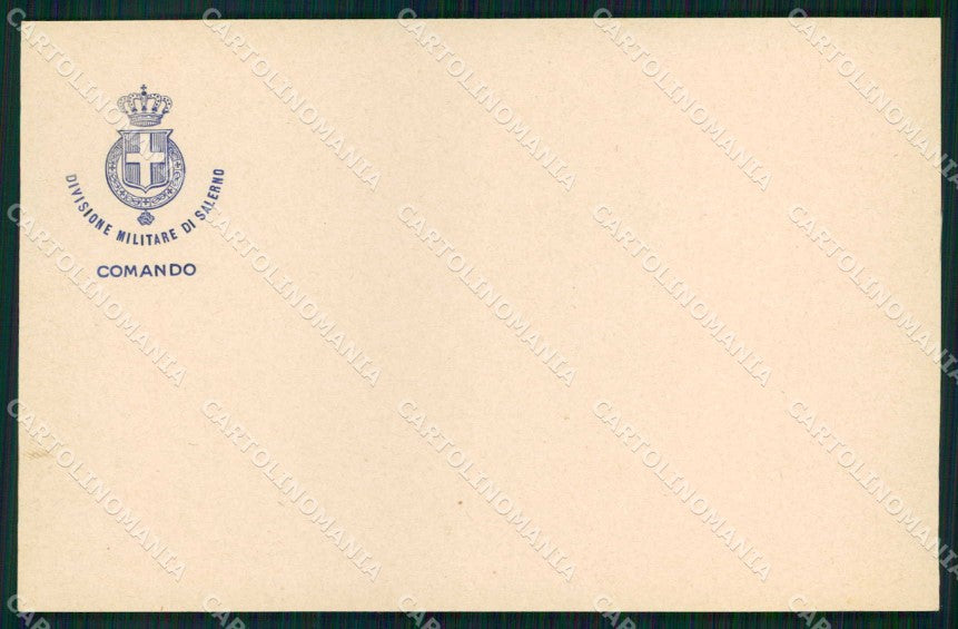 Militari Reggimentali Divisione Militare di Salerno cartolina KF4540 – fronte