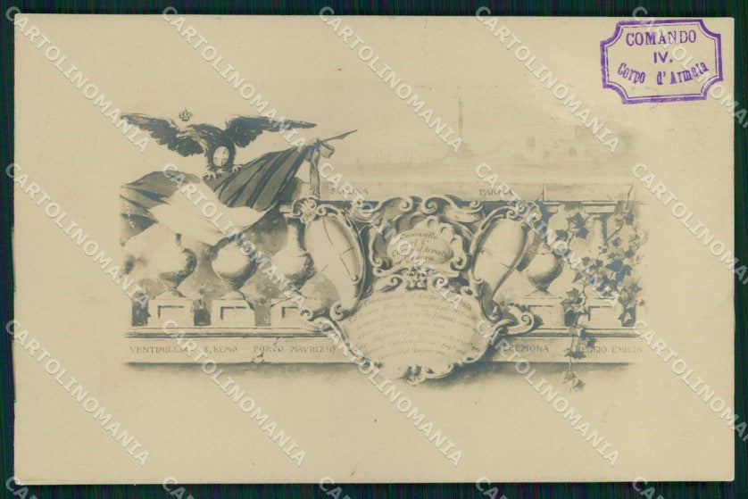 Militari IV Corpo d'Armata Genova foto cartolina KF4546 – fronte