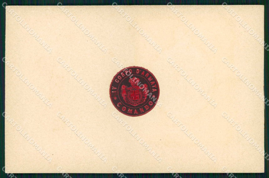 Militari IV Corpo d'Armata Genova foto cartolina KF4547 – fronte