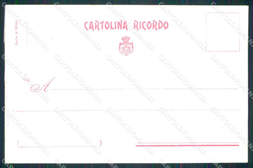 Militari 4° Regg. Fanteria Napoli Kaiser Wilhelm II cartolina KF4556 – retro