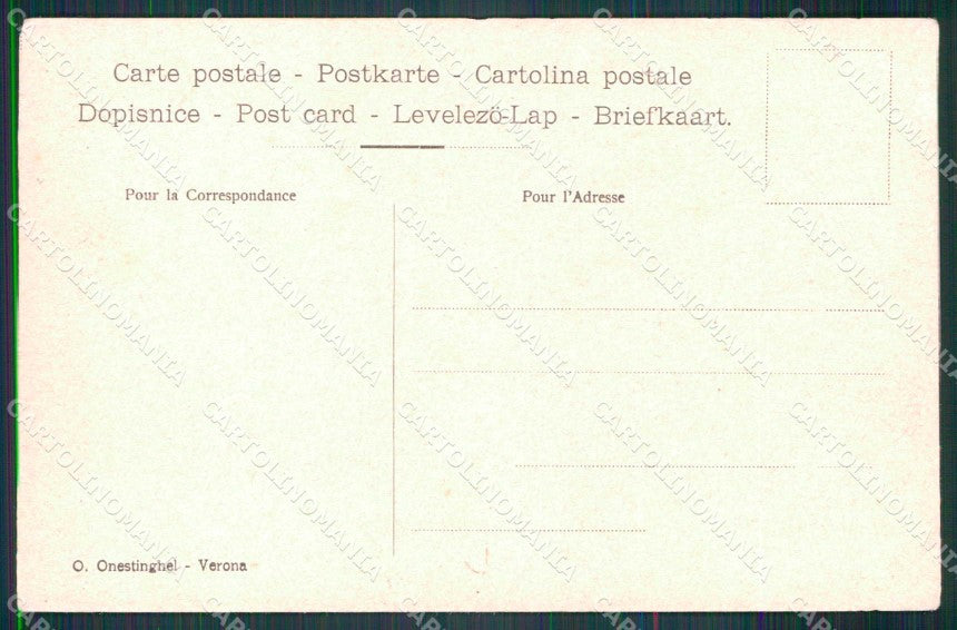 Militari Reggimentali Brigata Verona cartolina KF4560 – retro