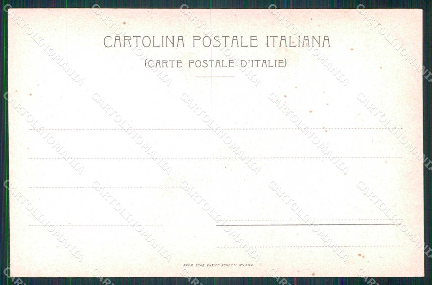Militari Comando della Divisione Militare di Brescia cartolina KF4564 – retro