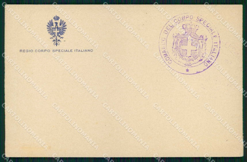 Militari Comando del Corpo Speciale Italiano cartolina KF4566 – fronte