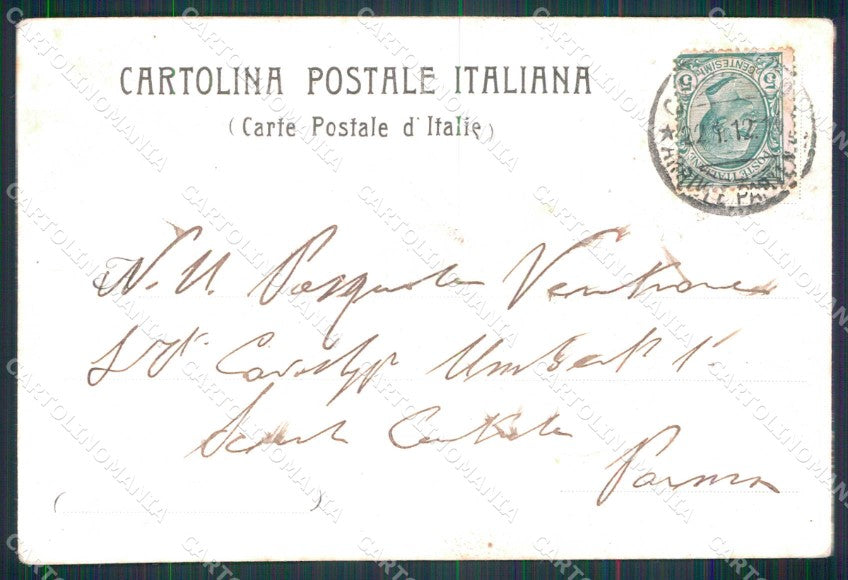 Militari 18° Reggimento Cavalleggeri di Piacenza Ussari cartolina KF4568 – retro