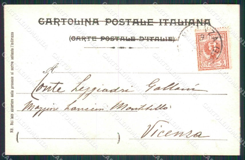 Militari Comando della Divisione Militare di Brescia cartolina KF4584 – retro