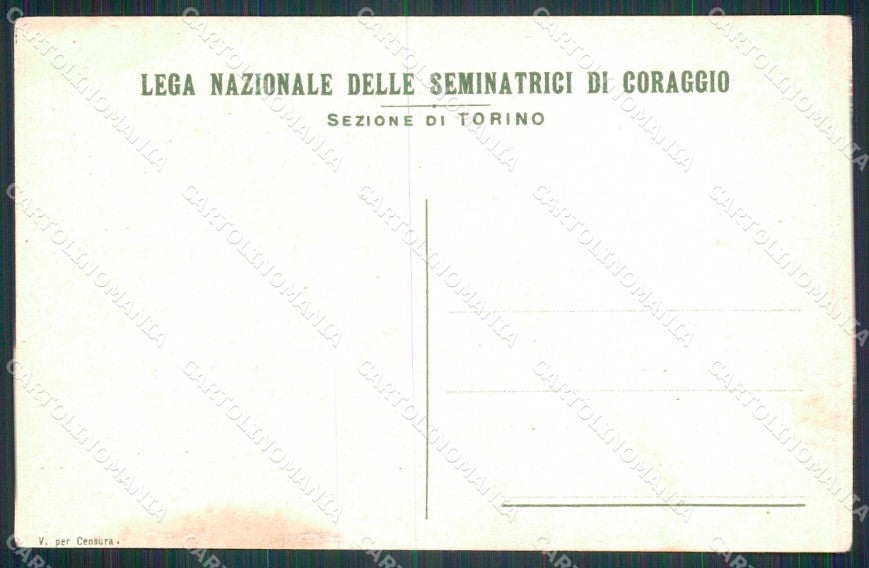 Militari Torino Memoria Caduti Seminatrici di Coraggio cartolina KF4592 – retro