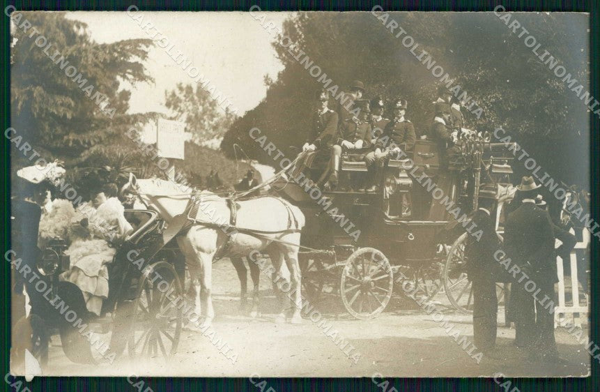 Militari Cavalleggeri Guide I Anno Capannelle Corse Roma foto cartolina KF4608 – fronte