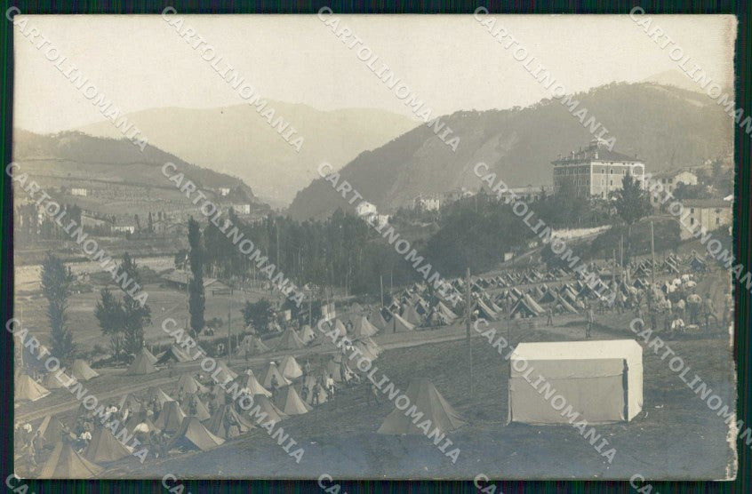 Militari Porretta Terme Accampamento Militare foto cartolina KF4622 – fronte