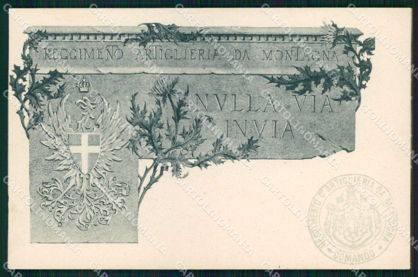 Militari Reggimento Artiglieria Montagna Alpini cartolina KF4658 – fronte