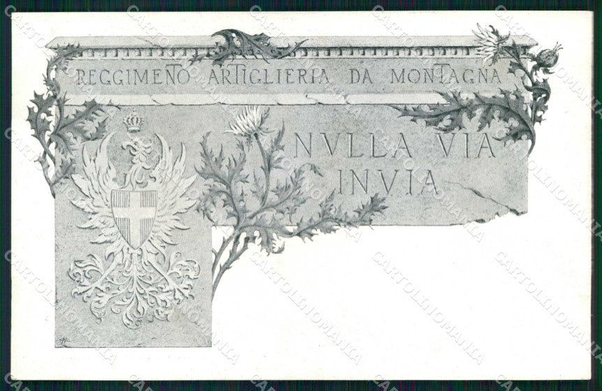 Militari Reggimento Artiglieria Montagna Alpini cartolina KF4660 – fronte