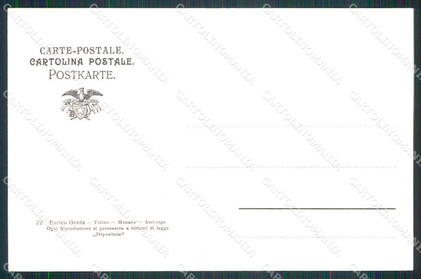 Militari Reggimento Artiglieria da Montagna Alpini Genta cartolina KF4663 – retro