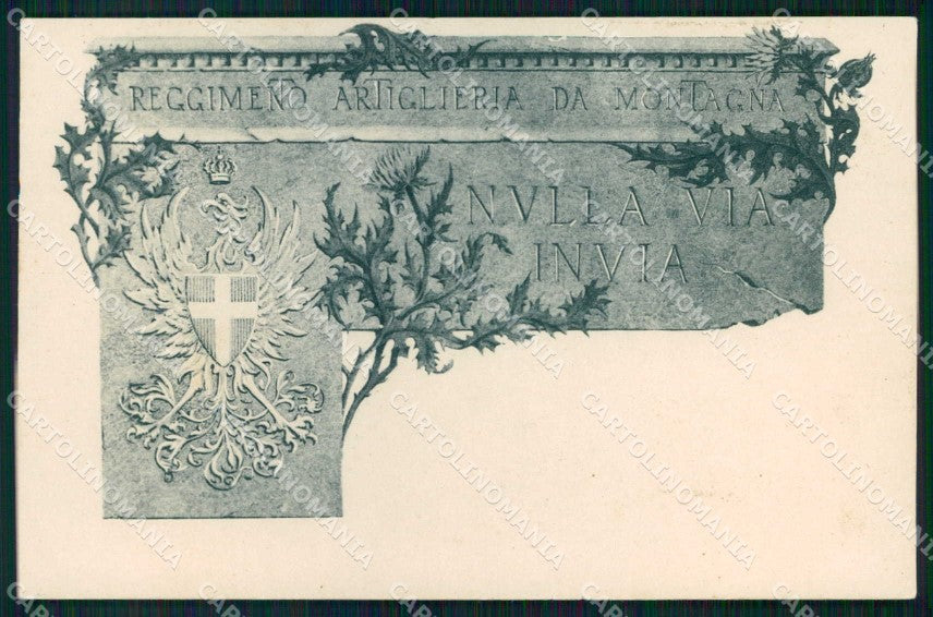 Militari Reggimento Artiglieria da Montagna Alpini Genta cartolina KF4664 – fronte