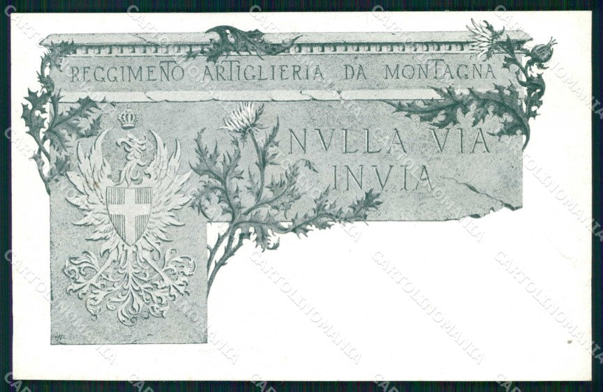 Militari Reggimento Artiglieria da Montagna Alpini cartolina KF4665 – fronte