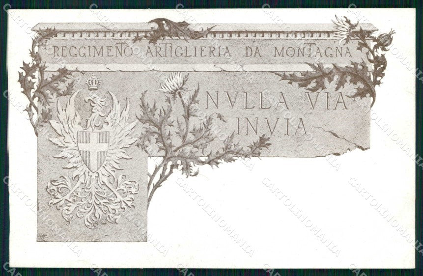 Militari Reggimento Artiglieria da Montagna Alpini cartolina KF4666 – fronte