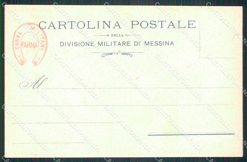 Militari Divisione Militare di Messina cartolina KF4754 – retro