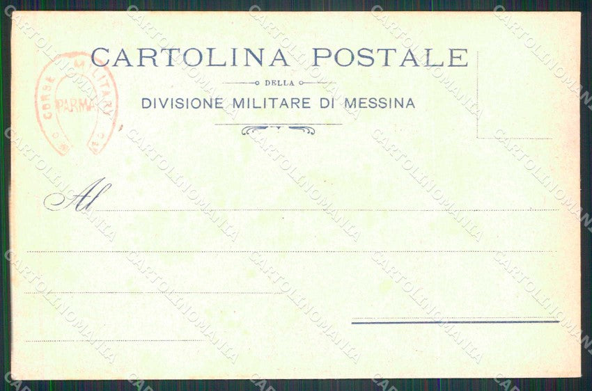 Militari Divisione Militare di Messina cartolina KF4755 – retro