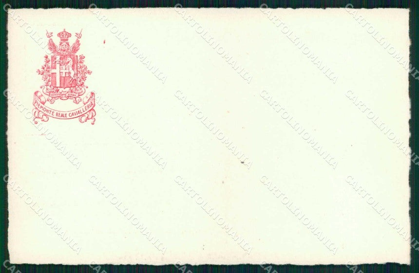Militari Piemonte Reale Cavalleria cartolina KF4761 – fronte