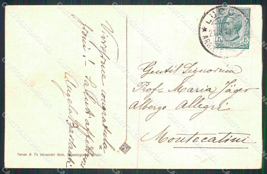 Politica Centenario Nascita Cavour cartolina KF4782 – retro