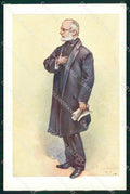 Politica Giuseppe Mazzini Piattoli RETRO BIANCO cartolina KF4784 – fronte
