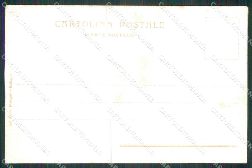 Politica Garibaldi Mazzini Vittorio Emanuele II Bologna ABRASA cartolina KF4787 – retro