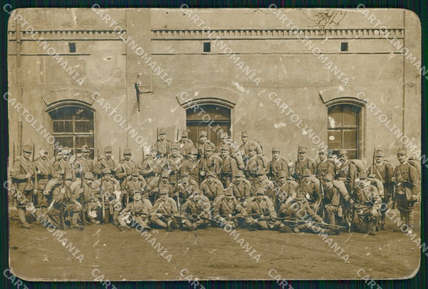 Militari Soldati Austriaci Zona di Guerra ABRASA foto cartolina KF4791 – fronte