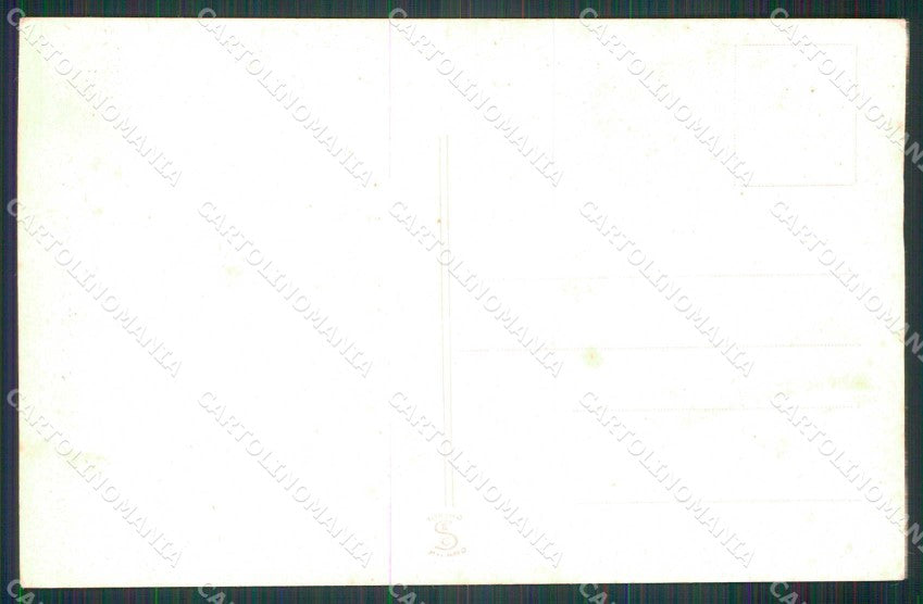 Patriottismo Proclamazione Regno Italia Tricolore Seta Vulten cartolina KF4794 – retro