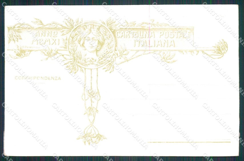 Patriottismo Anniversario Unità Italia cartolina KF4797 – retro