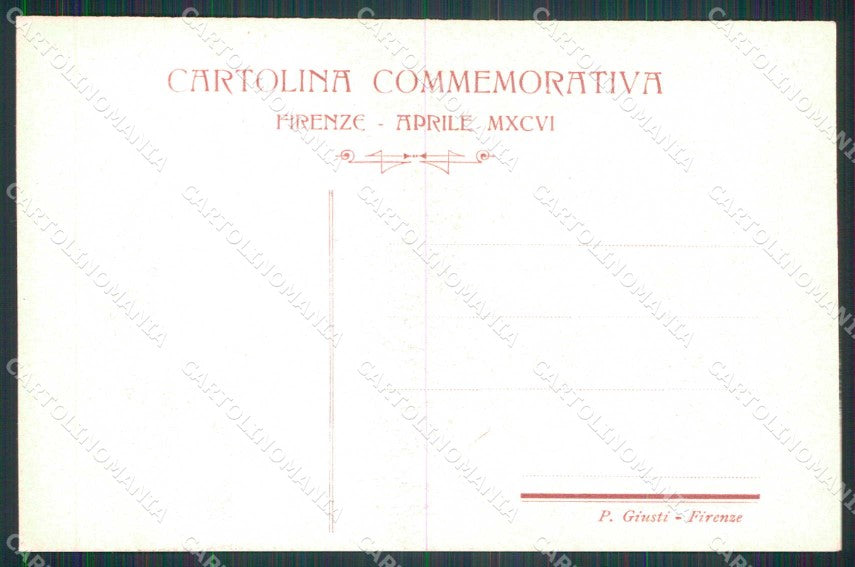 Militari Onoranze Generale Fanti Firenze cartolina KF4798 – retro