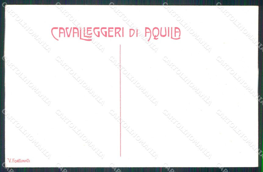 Militari Cavalleggeri di Aquila Gloria o Morte cartolina KF4813 – retro