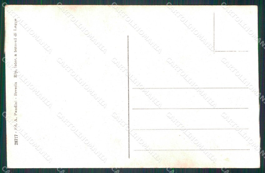 Militari Commemorazione Battaglie Martino Solferino Sala cartolina KF4818 – retro