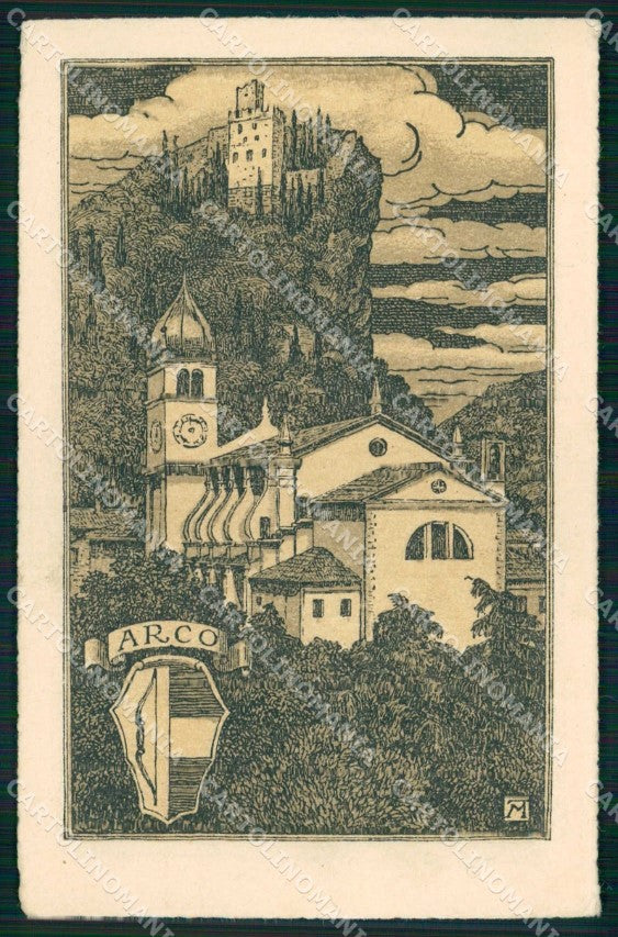 Trento Arco Patriottismo cartolina KF4829 – fronte